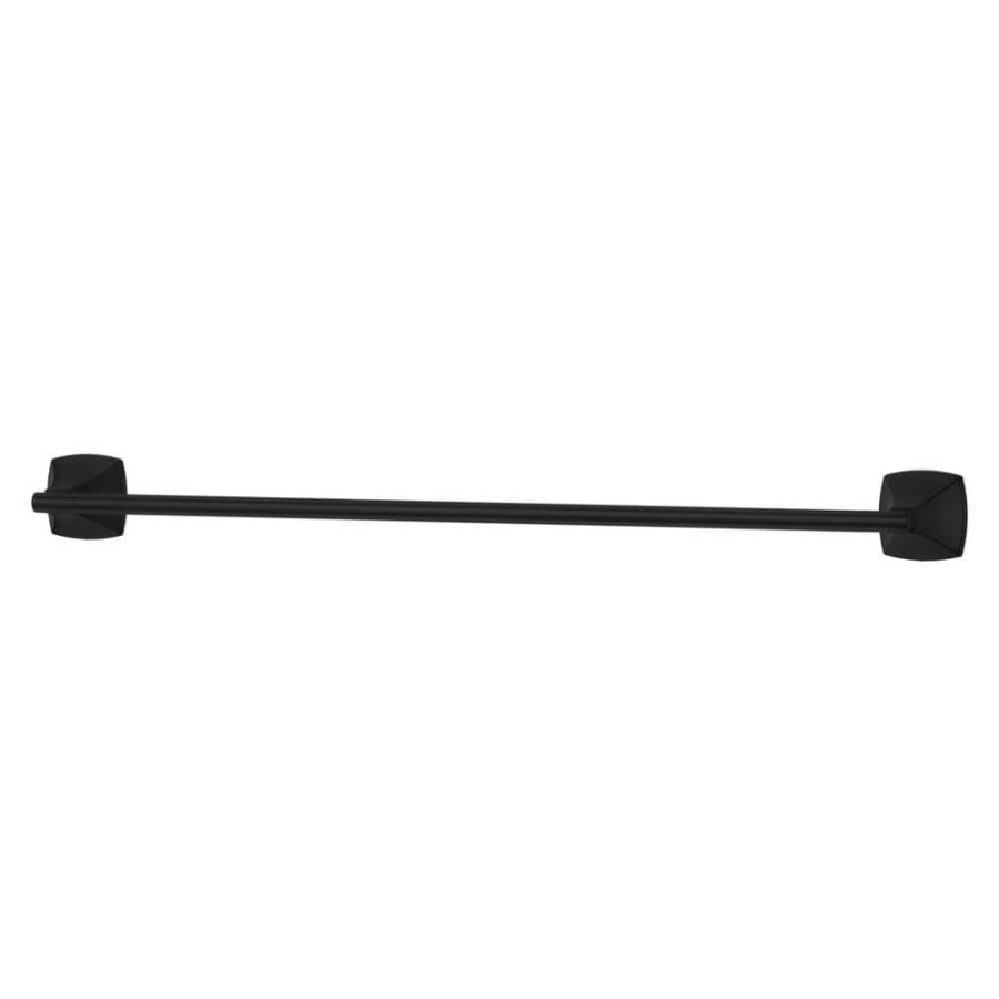 Bathroom Hardware *  | Pfister Bellance 18 In. Wall-Mount Towel Bar In Matte Black